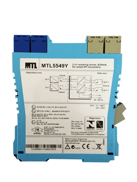 MTL5549Y| MTL Instruments| Safe Isolator Isolating Driver two-channel